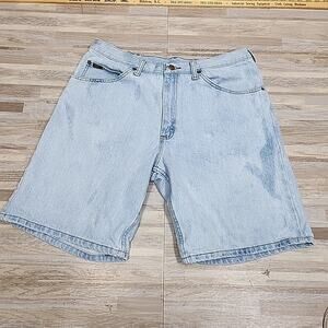 Vintage Lee Men’s 80’s Denim Jorts Size 38 Blue Shorts, Relaxed